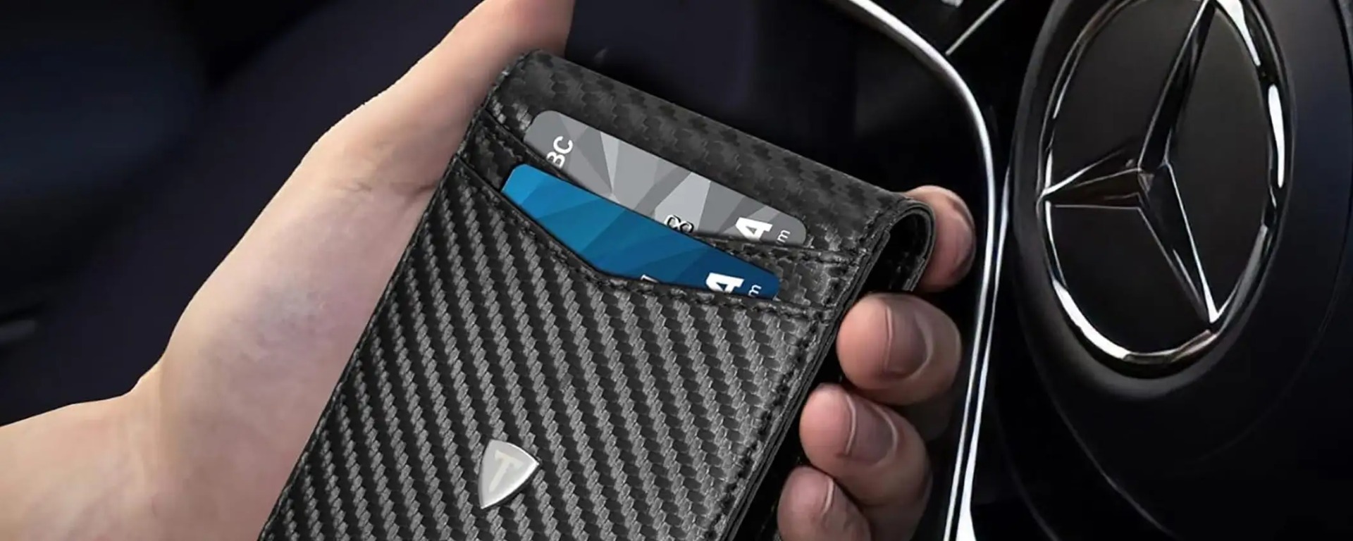 Portafoglio RFID che protegge dal furto con POS portatile: l'offerta