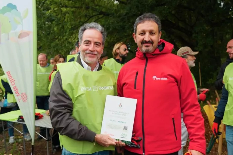 A Corciano il progetto Intesa Sanpaolo per la forestazione