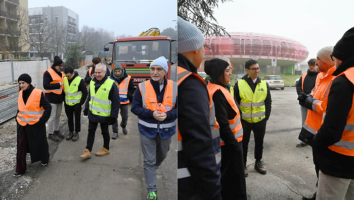 Riaperto Viale San Sisto. Il sopralluogo della sindaca Ferdinandi al cantiere del Metrobus: il punto sui lavori