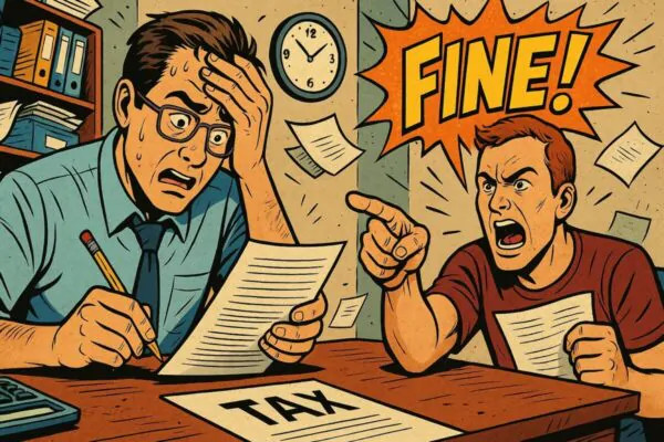 Commercialista sbaglia, chi paga la multa?