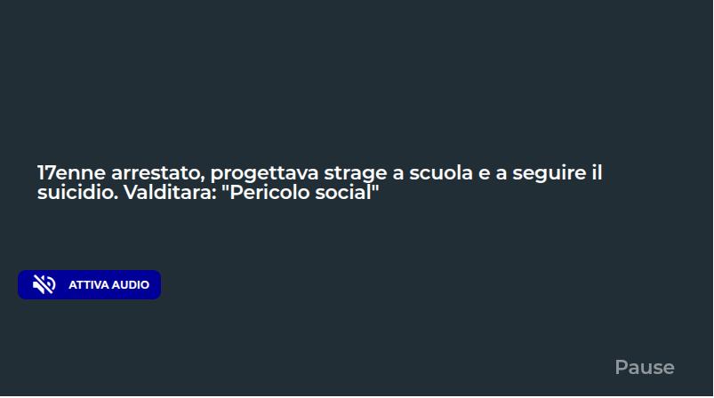 Progettava strage in una scuola, 17enne arrestato a Perugia. Indagati altri 7 minorenni