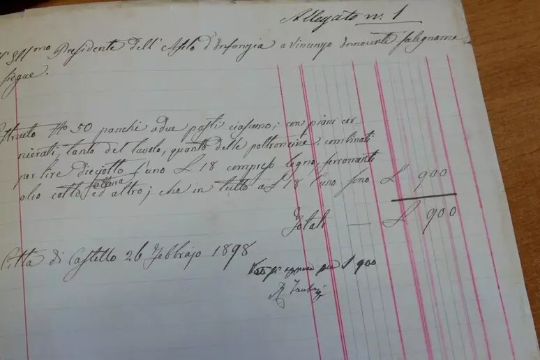 Signora dona un antico documento e riaffiora la storia di un asilo del 1861