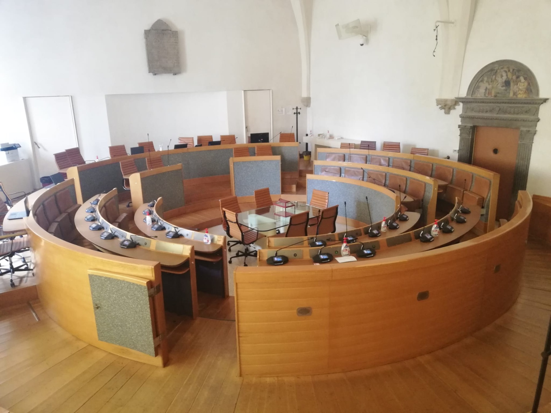 Perugia. Sala del Consiglio Comunale